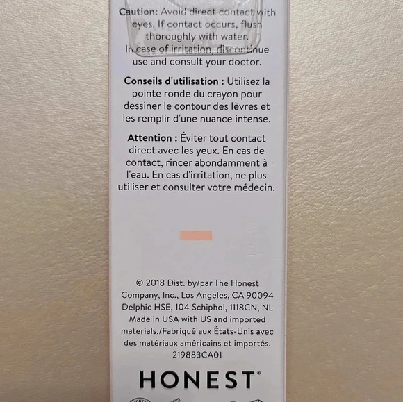 Honest Beauty Lip Cryon  Sheer Coral - Picture 4 of 4